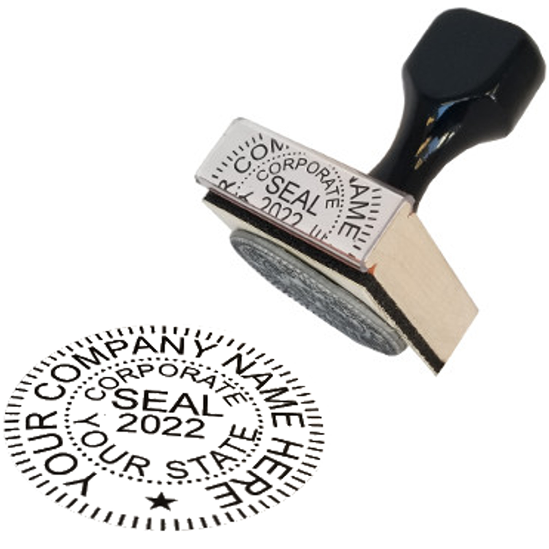 Semi Custom Logo Stamp - Hand Drawn Custom Stamp — Modern Maker Stamps